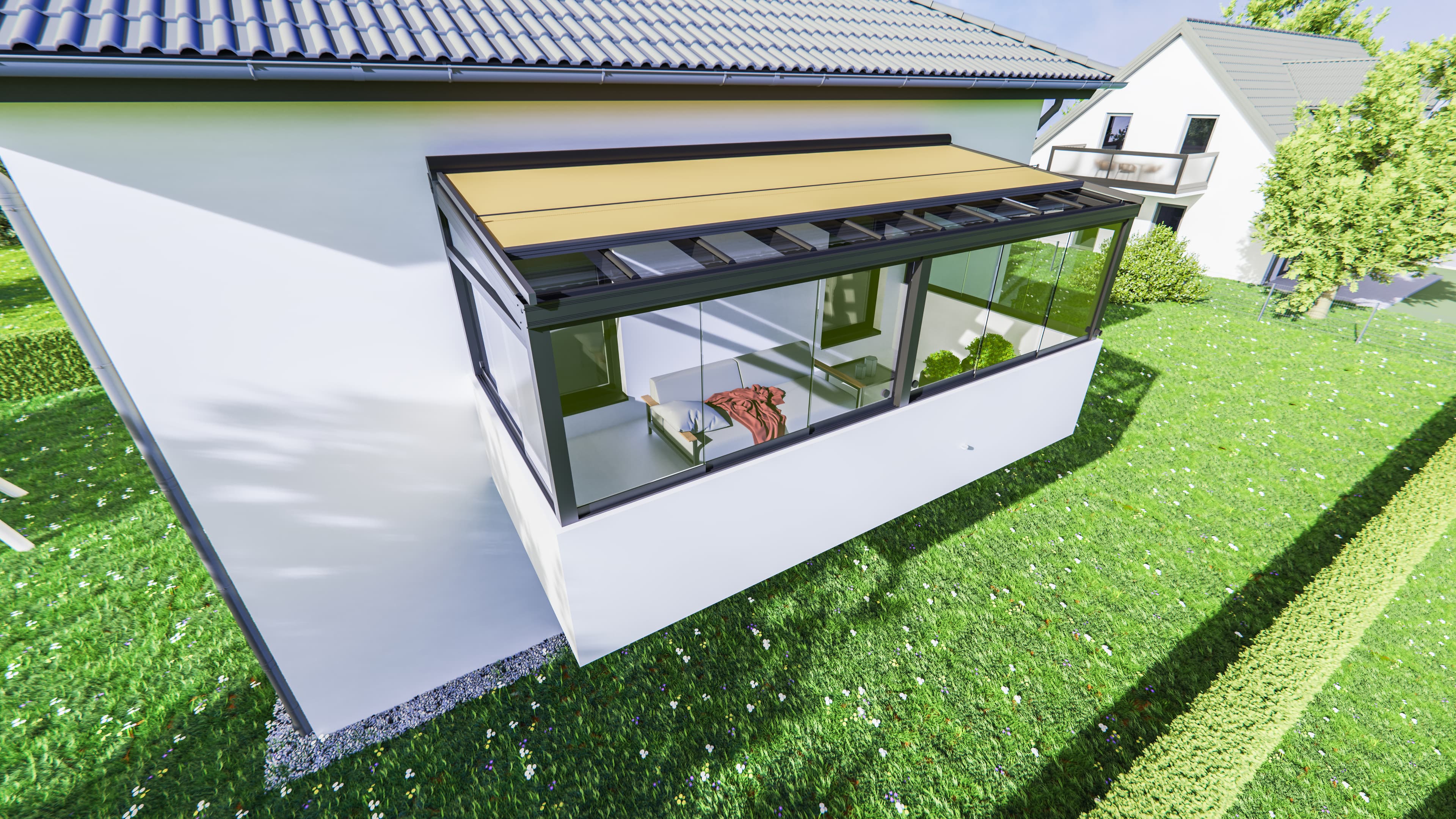 Dach balkonowy